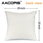 AACORS Christmas Pillow Cover 20X20 Inch Baubles Christmas Tree Stars Joy Decoration Holiday Farmhouse Winter Pillow Case for Sofa Couch Decor（Blue） AA614-20
