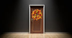 DOTKV Fall Wreaths for Front Door 18 inch Wreaths Maple Leaf Wreaths Sun Flower Wreaths for Front Door Wreaths Outside Autumn Wreaths for Halloween Thanksgiving Decor