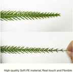 Christmas Wreaths for Front Door 36 Inch Large Norfolk Pine Wreath for All Seasons Artificial Green Wreath Holiday Decoration for Indoor Outdoor Home Decor