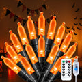 Minetom Halloween String Lights, 100 LED, 39 FT, Orange, USB Powered, 8 Modes, Indoor Decor for Holiday and Party