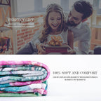 Aimego Halloween Spider Blanket Gifts for Boys Girls Gothic Spider Throw Blankets for Kids Spiders Green Decor for Sofa Living Room Bed(50X60 Inch)