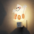 L LOHAS LED Halloween Night Light Plug in, Ghost Nightlight with UL,C7 Bulbs Changeable,Halloween Party Decorative for Adults,Kids,Gift