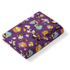 Northwest Hello Kitty Silk Touch Throw Blanket, 50" x 70", Halloween Gold