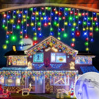 98FT Christmas Lights Outdoor Decorations 900LED Fairy String Light 12 Lighting Modes with Timer Memory Waterproof Christmas Light for Yard Roof Party Holiday Wedding Garden Decor