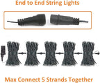 Connectable 240LED 88Ft 13Modes Christmas Lights Outdoor Indoor | Extendable Green Wire Christmas String Lights with Timer | Twinkle Fairy Light Plug in for Xmas Tree Garden Decor Party (Cool White)