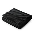 Bedsure GentleSoft Fleece Throw Blanket for Couch Black - Lightweight Plush Fuzzy Cozy Soft Halloween Blankets and Throws for Sofa, 50x60 inches