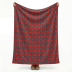 Horaldaily Red Green Farmhouse Plaid Spring Decorative Blanket Throw, Christmas Rustic Soft Lightweight Blanket for Couch Sofa Bed Lounging Decoration, Ideal Gifts for Kids Adults Self, 50x60