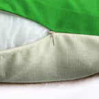 BOGGEUSS Christmas Throw Pillows Covers 18x18 Set of 4 Green Elf Pillow Covers Christmas Decorations for Home Sofa Couch Bed
