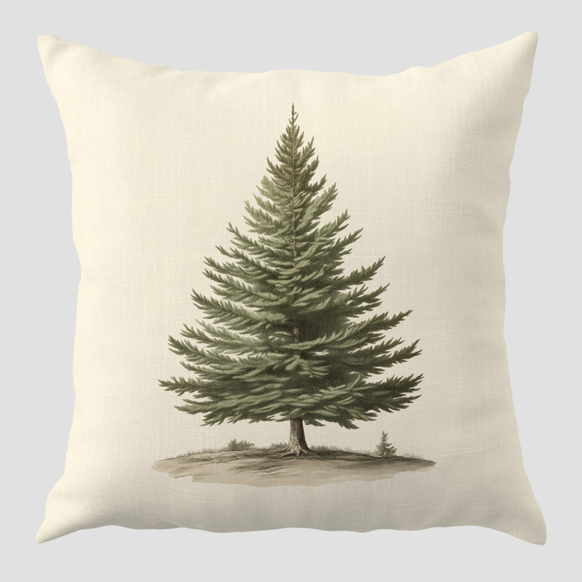 JMICPTUB Vintage Christmas Tree Pillow Covers 18x18, Farmhouse Christmas Decor, Rustic Winter Holiday Xmas Tree Decorative Throw Pillow Covers for Couch Sofa Bedroom Living Room Home