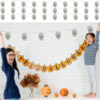 Halloween String Lights, Skull String Light Hallo ween Fall Fairy Light Battery/USB Powered Optional 2 Modes Cute Lights 2026 Indoor Outdoor Decor for Home Yard Patio (30 LED Halloween String Lights)