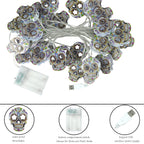 Halloween String Lights, Skull String Light Hallo ween Fall Fairy Light Battery/USB Powered Optional 2 Modes Cute Lights 2026 Indoor Outdoor Decor for Home Yard Patio (30 LED Halloween String Lights)