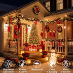 LitHome Color Changing Christmas String Lights, 35 Colors 66Ft 200 LED Christmas Lights Outdoor with Remote, Connectable Plug in RGB String Light for Xmas Tree Indoor Outside Party Holiday Decoration
