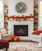 Fall Wreaths for Front Door, 24 inch Fall Hydrangea Wreaths for Front Door Outside Large Artificial Autumn Floral Wreath for Thanksgiving Harvest Christmas Wall Mantel Porch Indoor Outdoor Decor