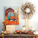 Fall Wreath for Front Door 24 Inch Fall Door Wreaths, Large Autumn Wreath with Berry Pinecones and Raffia, Grapevine Decor for Door Wall Window Home and Halloween Christmas Thanksgiving Decoration