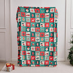 Gogreen Cozy Printed Blanket Twin Christmas Collection - 300 GSM Fleece Blanket Twin Size for Home Decoration, Ultra Soft (Twin - 60" x 80")