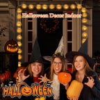 Halloween Lights,20FT 40 LEDs Holiday String Lights for Indoor Outdoor Decor,Battery Operated 8 Mode Waterproof Pumpkin String for Party Decorations