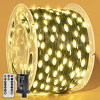 Christmas Lights 1200 LED 394 FT, Waterproof Outdoor String Lights with Remote and Timer, Christmas Tree Lights with 8 Modes Dimmable, Fairy Lights for Holiday Decor (Warm White)