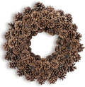 Fall Wreaths for Front Door 18 Inch Pine Cone Wreath for All Seasons, Fall Door Wreath for Home Decor, Farmhouse Wall Porch Window Door Decoration for Thanksgiving Christmas Celebration