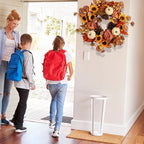 Artificial Fall Autumn Wreath 22 in with Sunflower,Peony,Pumpkin, Eucalyptus Leaf for Front Door Thanksgiving Wreaths Wall Window Harvest Festival Celebration
