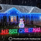 670 LED Christmas Lights Outdoor, 66ft Blue String Lights Indoor with 148 Drops 12 Modes, Dimmable Curtain Window Lights, Waterproof Twinkle Fairy Lights with Timer for Bedroom Christmas Decorations