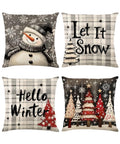 SEGXCFL Christmas Pillow Covers Decorative for Couch Sofa Livingroom Outdoor Christmas Home Decor