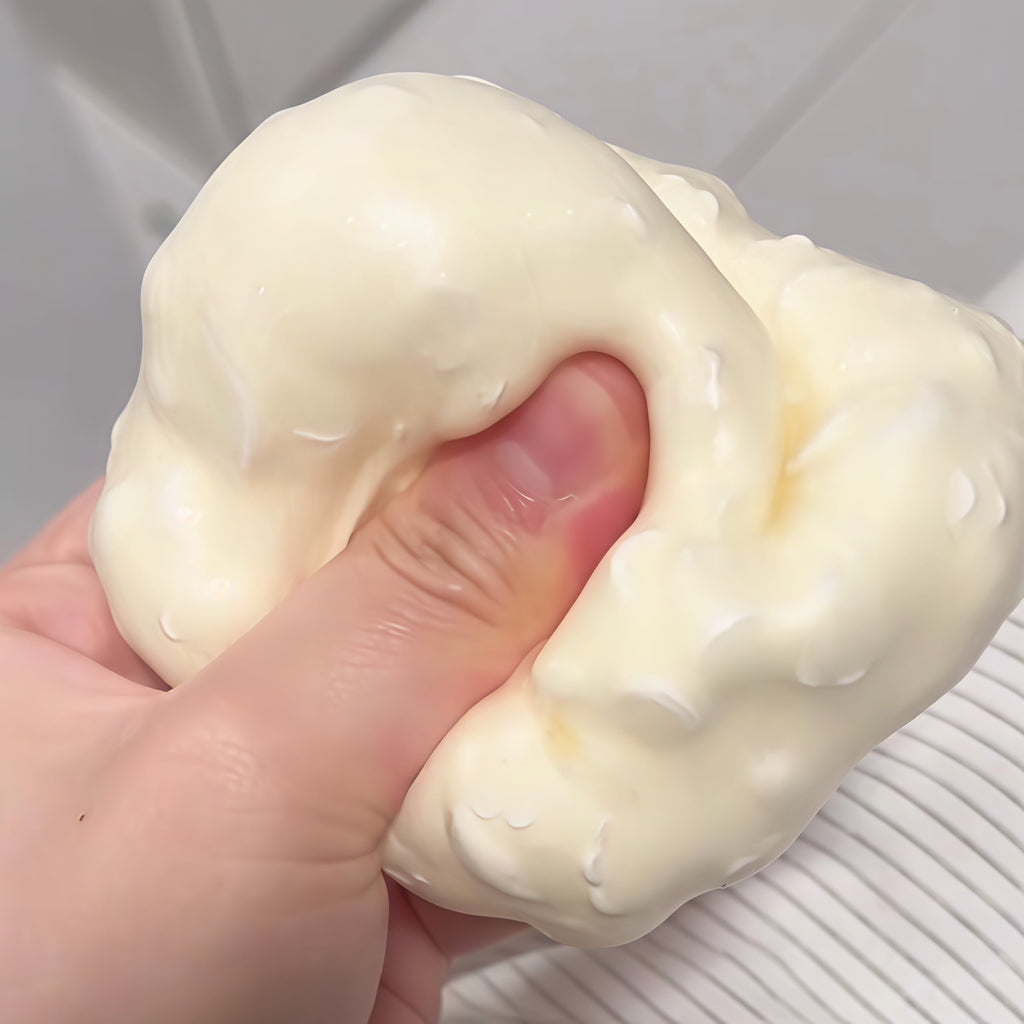 Smooth Building Block Filled Stress Ball (Need to use a syringe to suck out the air)