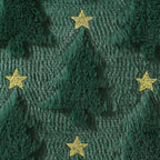 Allorry Christmas Pillow Covers 18 x 18 inch Set of 2 Dark Green Christmas Tree Pillow Covers Decorations Plush Faux Fur Soft Cushion Case for Winter Xmas Holiday Home Bedroom Sofa Decors PT004-A18