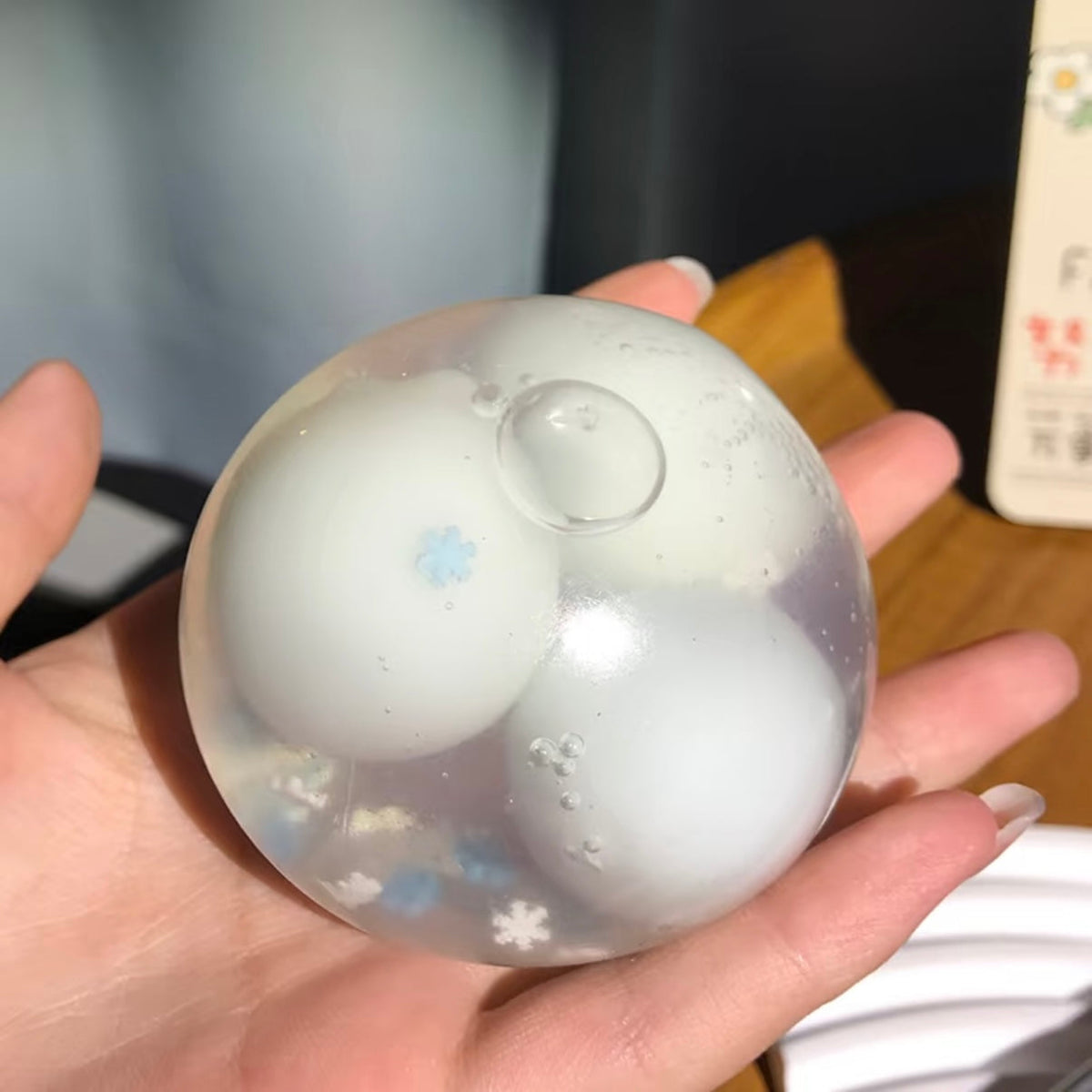 3 Little Glutinous Rice Crispy Wax Ball Stress Ball（ship within 30 days)
