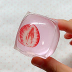 Crystal Strawberry Ice Cube