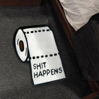VIKAMA 50x80cm Shit Happen Personality Carpet Creative Floor Mat Rug For Bedroom Carpet For Live Room Funny Carpet Home Decorati