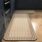 VIKAMA 1/2pcs Kitchen Floor Mat, Anti-Slip And Easy To Maintain, Home Decoration, Entrance Porch Carpet, Living Room Floor Mat