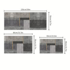 VIKAMA Minimalist Geometric Rugs Ideal For Hallways, Kitchen Mats, And Entrance Hall Doormats Durable And Easy-Care Home Décor