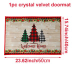 Christmas Door Mat Santa Claus Outdoor Carpet Merry Christmas Decorations For Home 2025 Navidad Xmas Ornament New Year 2026