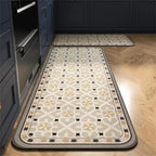 VIKAMA 1/2pcs Kitchen Floor Mat, Anti-Slip And Easy To Maintain, Home Decoration, Entrance Porch Carpet, Living Room Floor Mat
