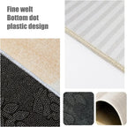 VIKAMA Minimalist Geometric Rugs Ideal For Hallways, Kitchen Mats, And Entrance Hall Doormats Durable And Easy-Care Home Décor