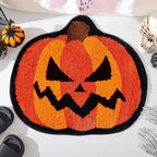 VIKAMA Halloween Ghost Carpet Comfortable Soft Imitation Cashmere Home Decor Bedroom Decor Rug Entrance Hall Doormat