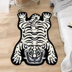 VIKAMA Domineering Tiger Carpet Personality Shaped Doormat Rug For Bedroom Living Room Floor Mat Machine Washable Home Decoratio