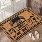VIKAMA Pixel Style Carpet - Durable And Slip-Resistant Floor Mat For Indoor And Outdoor Entrances - Creative Home Decoration