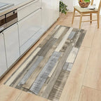 VIKAMA 1/2PCS Modern Simple Kitchen Mat Set Long Strip Absorbent Oil Absorbent Foot Mat Household Bathroom Door Mat