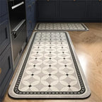 VIKAMA 1/2pcs Kitchen Floor Mat, Anti-Slip And Easy To Maintain, Home Decoration, Entrance Porch Carpet, Living Room Floor Mat