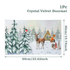 Christmas Door Mat Santa Claus Outdoor Carpet Merry Christmas Decorations For Home 2025 Navidad Xmas Ornament New Year 2026