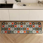VIKAMA 1/2pcs Kitchen Floor Mat, Anti-Slip And Easy To Maintain, Home Decoration, Entrance Porch Carpet, Living Room Floor Mat