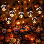 Pirate Skull Halloween String Lights