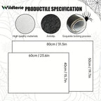 VIKAMA Welcome Mat Gray Outdoor Carpet Black Cat Carpet Crystal Velvet Non-Slip Mat Rug For Bedroom Living Room Carpet