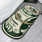 VIKAMA Creative Dollar Rug, Comfortable Non-Slip Indoor Area Mat, Bedside Rug For Bedroom, Bathroom Foot Mat Home Decor