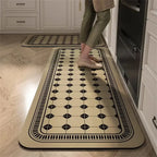 VIKAMA 1/2pcs Kitchen Floor Mat, Anti-Slip And Easy To Maintain, Home Decoration, Entrance Porch Carpet, Living Room Floor Mat