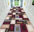 VIKAMA Simple Check Pattern Floor Mat For Kitchen, Corridor, Long Floor Pad, Anti-Slip And Easy To Clean Home Decoration