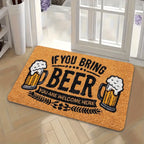 VIKAMA Beer Lovers Welcome Rug Living Room, Bedroom, Entryway Doormat Soft, Comfortable, Skin-Friendly Carpet Home Decor